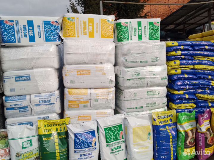 Торф Агробалт 250л 300л 70л