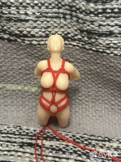 Фигурка девушка шибари подвеска 3d