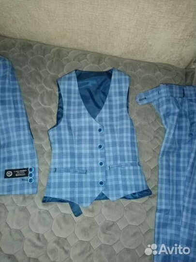 Брючный Костюм тройка для мальчика 122