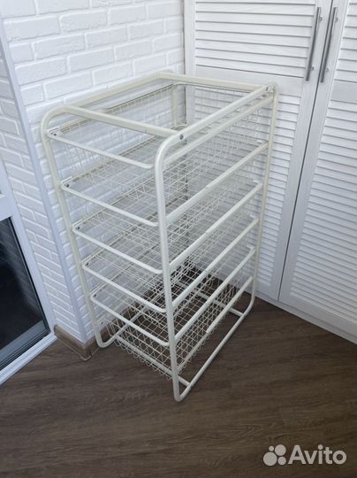 Стеллаж с 5-ю корзинами для хранения
