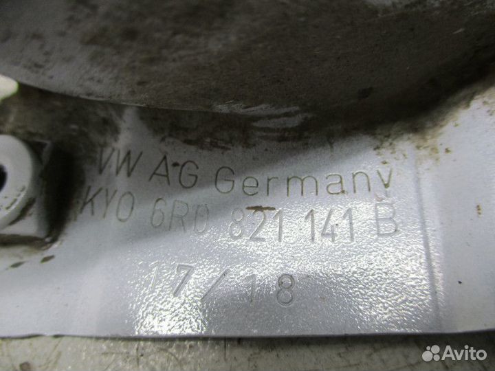 Кронштейн крепления крыла левый Volkswagen Polo 5