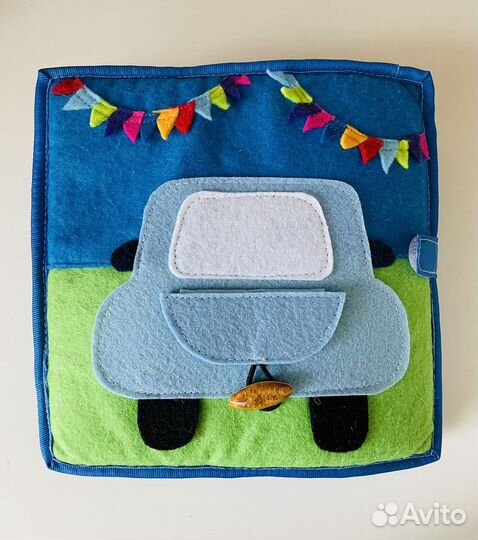 Книжка из фетра для мальчиков