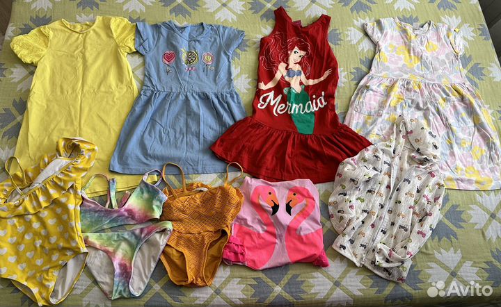 Вещи пакетом на девочку