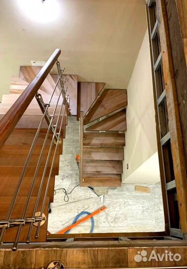 Металлокаркас для лестницы 