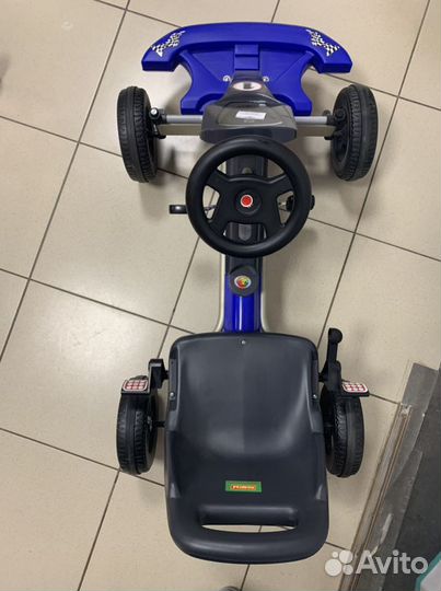 Полесье Педальная машина металлическая детская