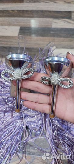 Прозрачные босоножки в стразах