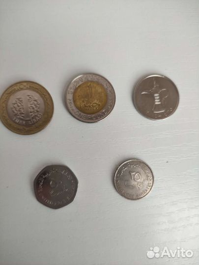 Монеты ОАЭ Турция Египет