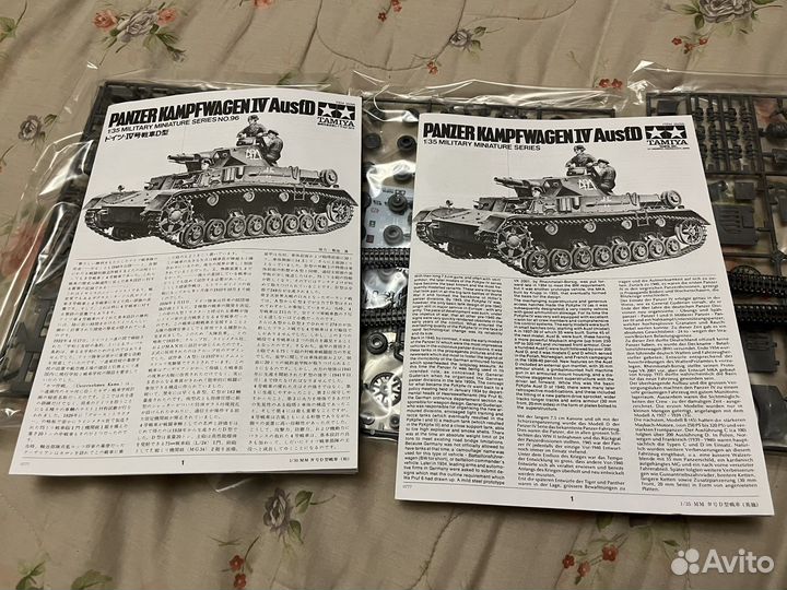 Модель танка T-IV ausf D Tamiya 35096