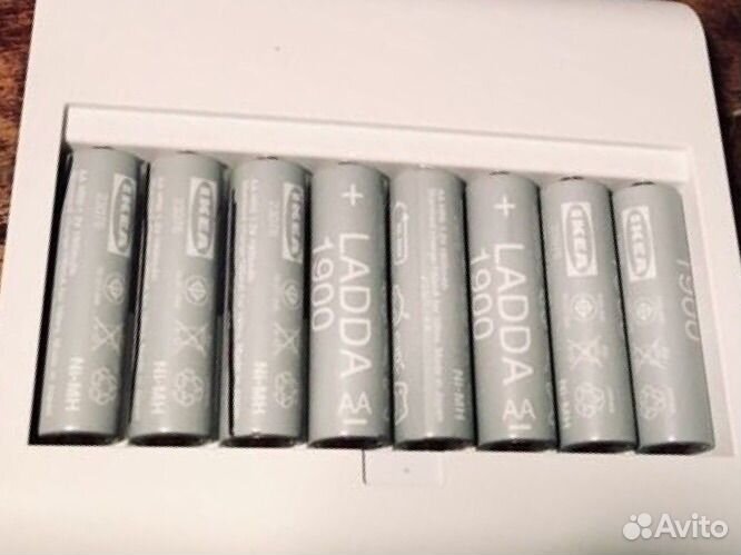 Аккумуляторные батарейки Ladda пальчиковые IKEA