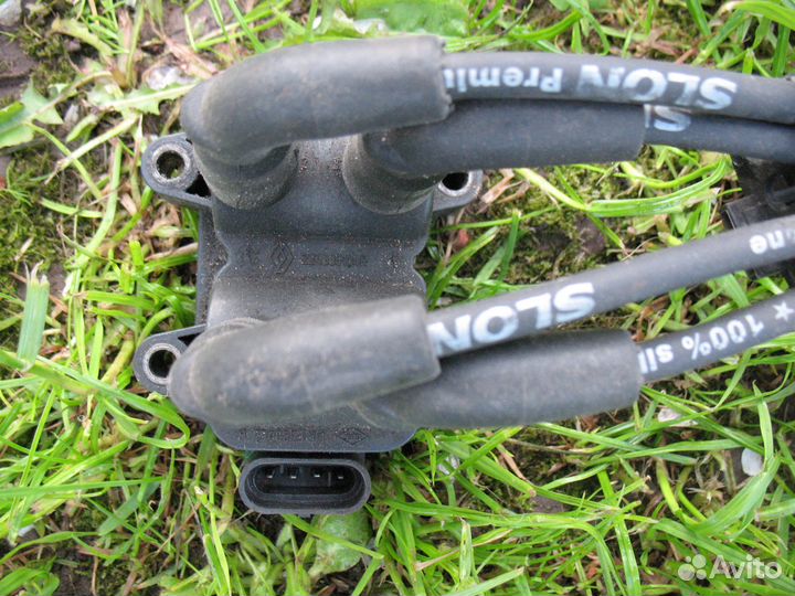 Катушка зажигания с проводами Renault Logan