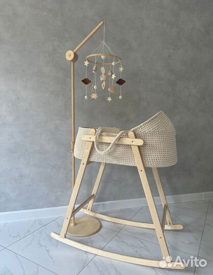 Люлька колыбель вязаная