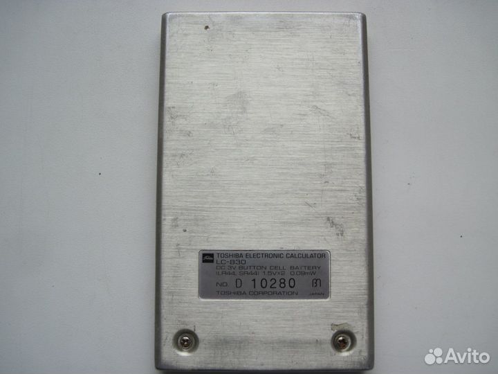 Калькулятор Toshiba, Hewlett packard