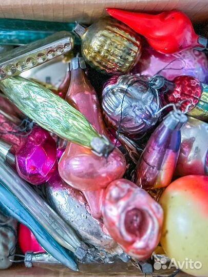 Елочные игрушки СССР гдр много