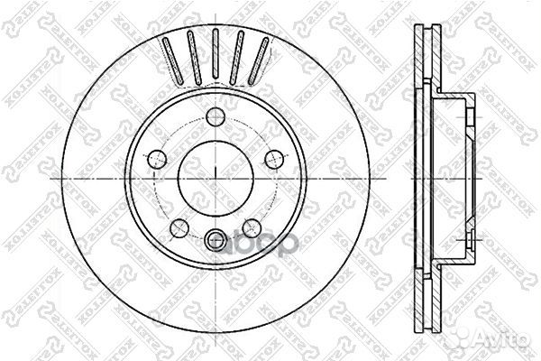 6020-4768V-SX диск тормозной передний VW T4 2.0