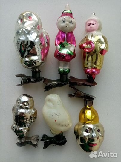Елочные игрушки СССР