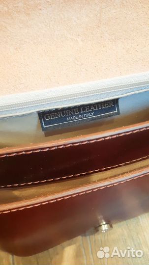 Genuine Leather сумка на плечо, кожа