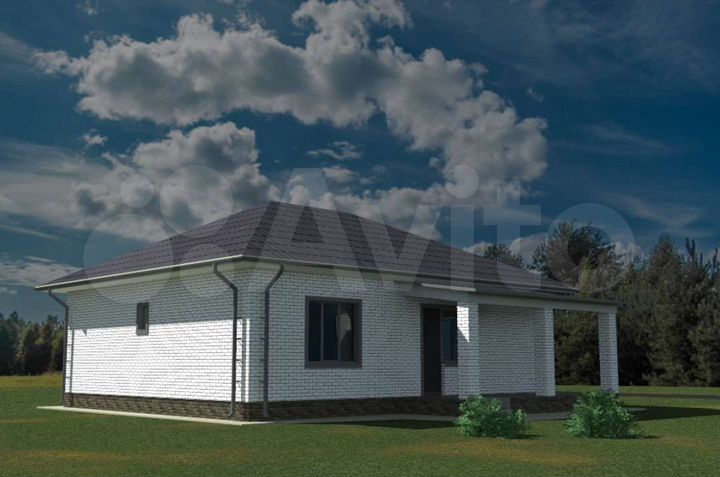 Дом 115 м² на участке 8 сот.