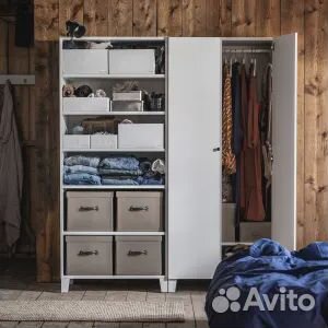 Stuk стук Ящик с отделениями, белый, 20x34x10 см I