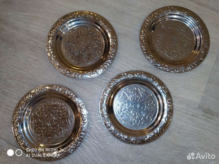 Подстаканник с блюдцем