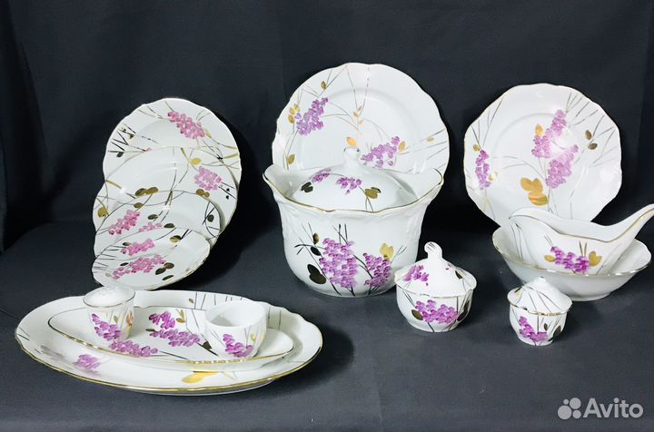 Сервиз столовый Розовая сирень