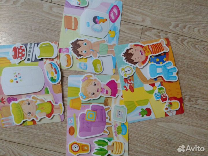 Мякиши ботинки и игра 2 шт