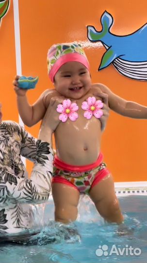 Подгузники и шапочка для плавания конопуша