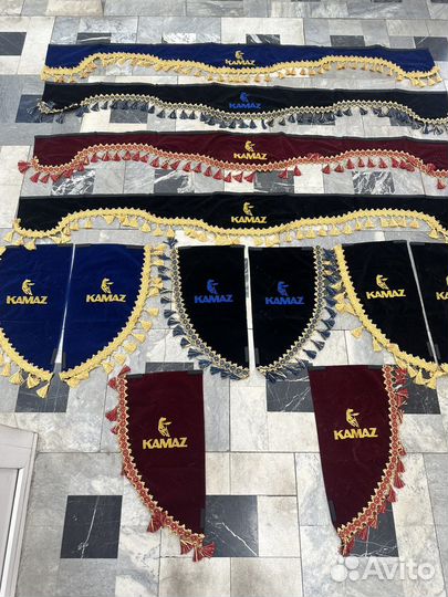 Ламбрекен двухсторонний + боковушка 2,2м камаз