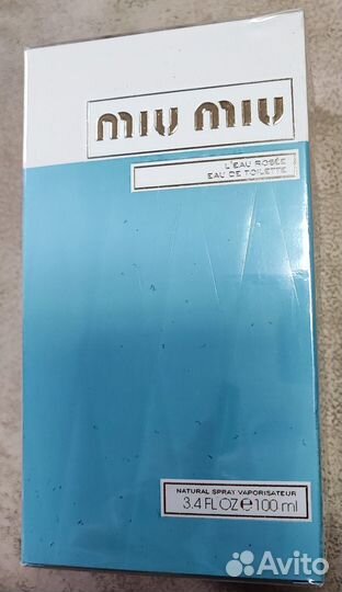 MIU MIU L'Eau Rosée EDT 100ml