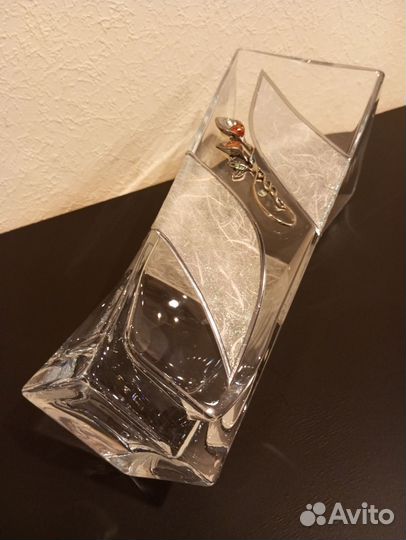 Ваза стекло с декором ручной работы H30