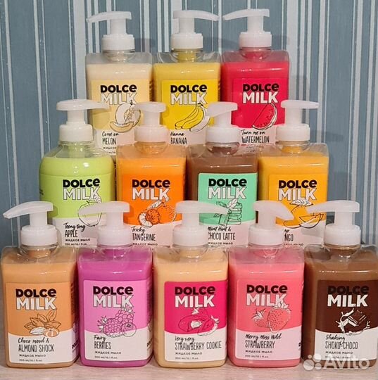 Dolce milk гель шампунь мыло наборы