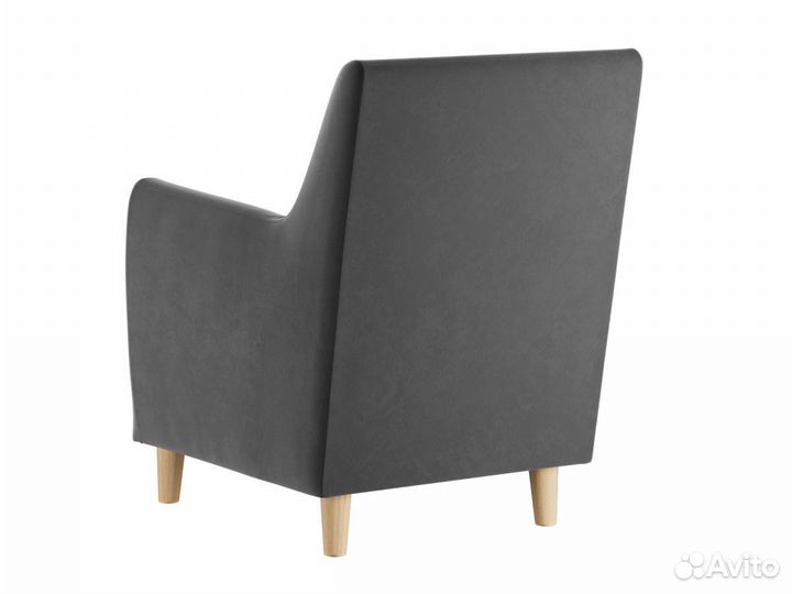 Кресло Либретто Серый, велюр