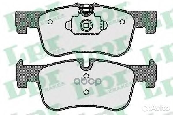 05P1752 Колодки тормозные BMW 1 F20/F21 114-118