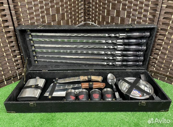 Шашлычный набор в кейсе