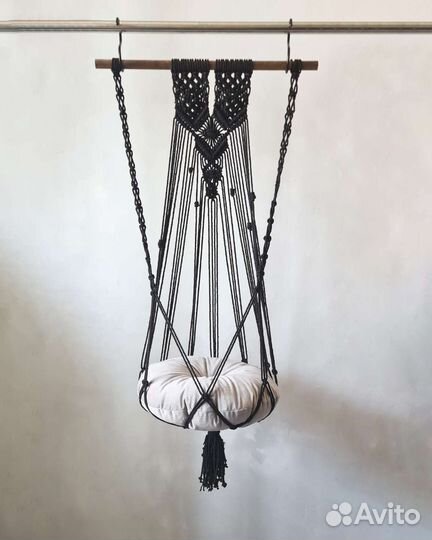 Гамак / подвесная лежанка для кошки макраме