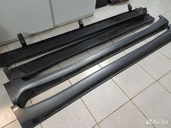 Пороги подножки toyota land cruiser 200