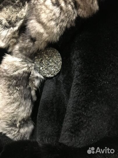 Шуба норковая с шиншиллой. Италия