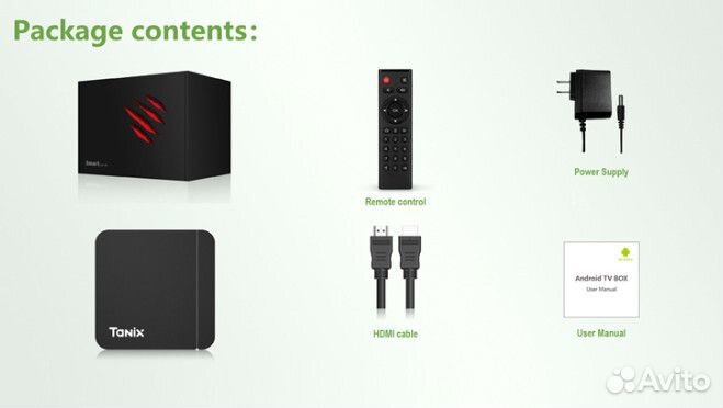Тв приставка tanix w2
