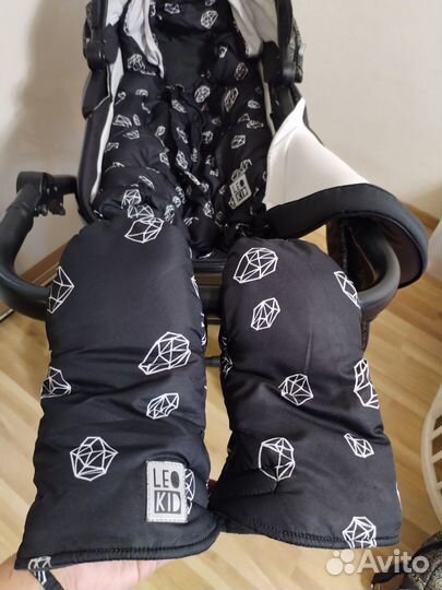 Зимний конверт в коляску leokid