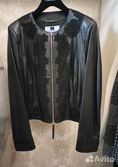 Blumarine кожаная куртка
