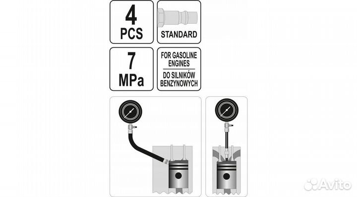 Тестер герметичности цилиндров