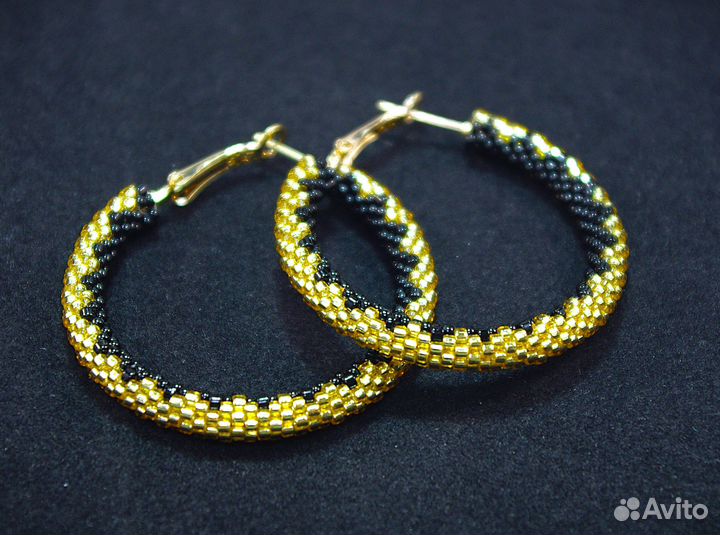 Серьги Конго нарядные