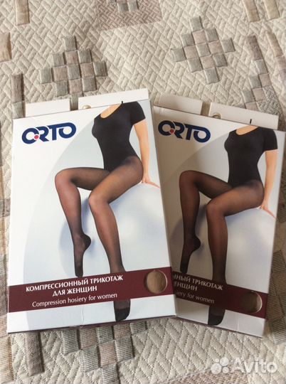 Чулки компрессионные orto, 1 класс, М