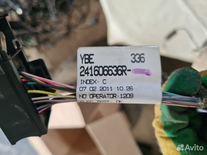 Проводка салона Renault Fluence седан M4R 2011