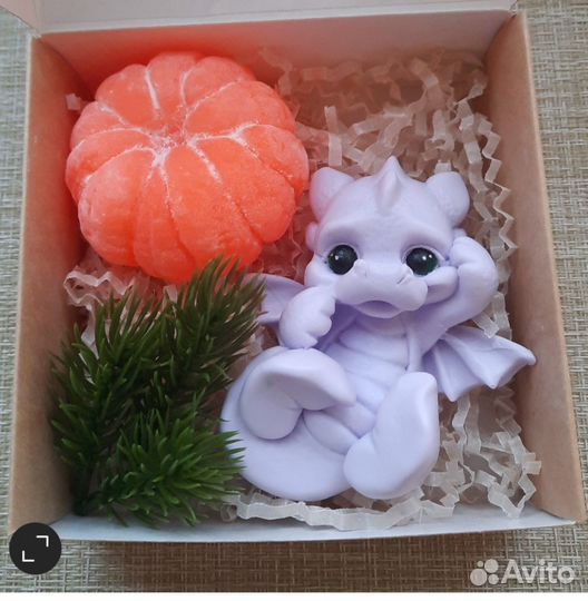 Набор из мыла ручной работы