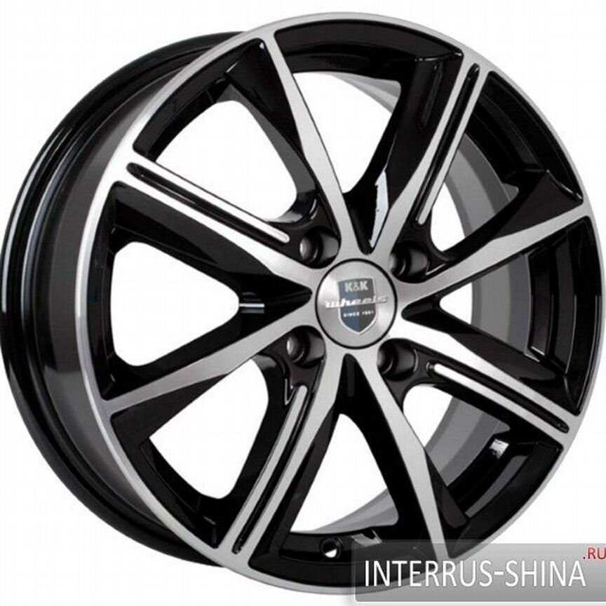 Диски K&K Арнар 6x15 4x100 ET50 D60.1 Алмаз черный