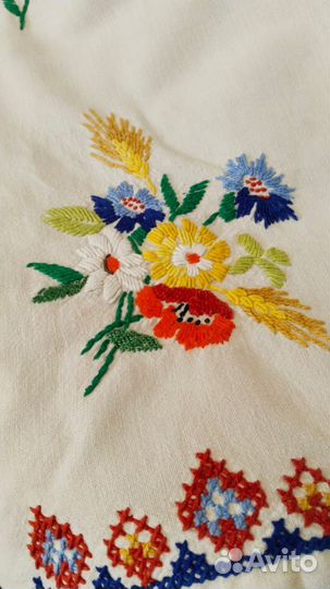 Салфетка, чайная скатерть, ручная работа, винтаж