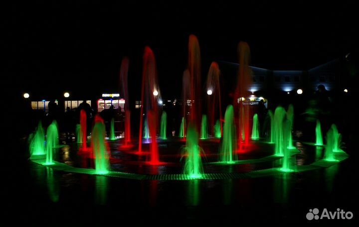 Пешеходный фонтан