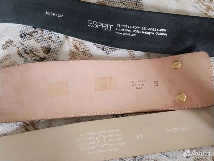 Ремень женский кожаный