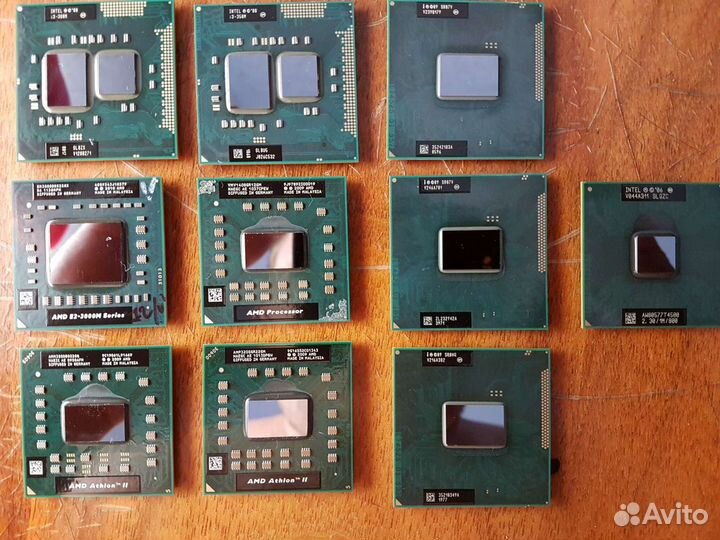 Процессоры для ноутбука