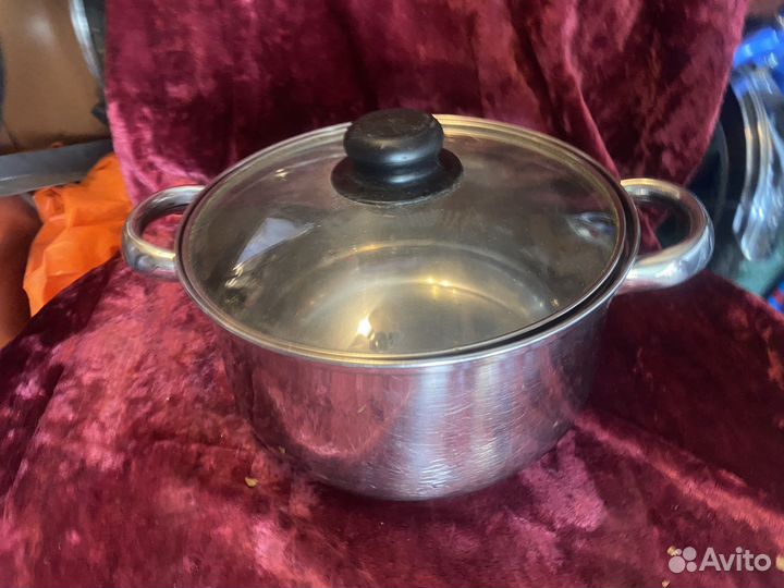 Кастрюля 3 литров-нержавейка